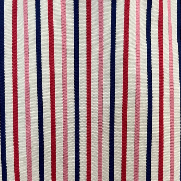 Classic Fit Button-Down in Pink/Blue/Red/White Stripe - Picture 3 of 3